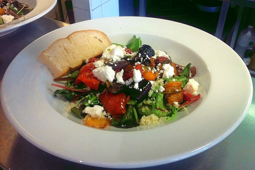 Fresh salad served at Camp Street Cafe in Oughterard